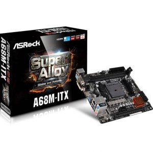 Asrock A68M-ITX A68m-itx Socket Fm2+ Amd A68h Ddr3 Sata3usb3.0 Agbe Mi