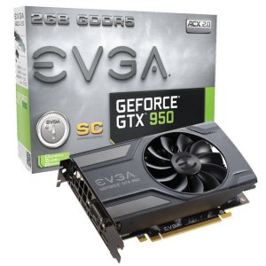 Evga 02G-P4-2951-KR Nvidia Geforce Gtx 950 Superclocked 2gb Gddr5 Dvih