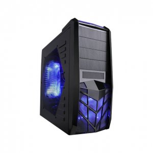 Apevia X-TRP-BL X-trooper No Power Supply Atx Mid Tower (blackblue)