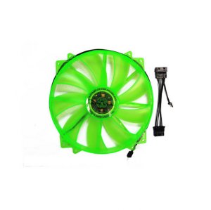 Apevia CF20SL-UGN Cf20sl-ugn 200mm Uv Green Led Case Fan