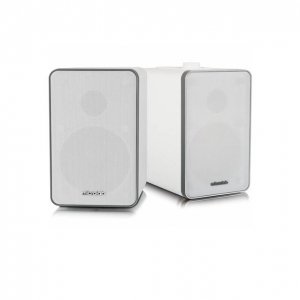 Microlab H21WHITE H21 Wireless Bluetooth Bookshelf Speaker System W Ve