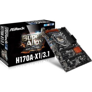 Asrock H170A-X1/3.1 H170a-x13.1 Lga1151 Intel H170 Ddr4 Quad Crossfire