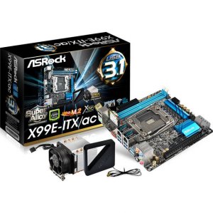 Asrock X99E-ITX/AC X99e-itxac Lga2011-v3 Intel X99 Ddr4 Sata3usb3.1 M.