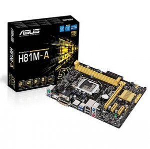 Asus H81M-A H81m-a Lga1150 Intel H81 Ddr3 Sata3usb3.0 Agbe Microatx Mo