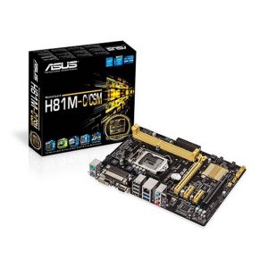 Asus H81M-C/CSM H81m-ccsm Lga1150 Intel H81 Ddr3 Sata3usb3.0 Agbe Micr