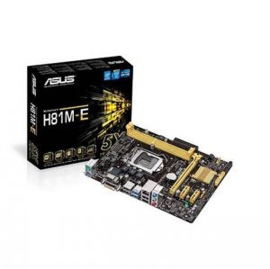 Asus H81M-E H81m-e Lga1150 Intel H81 Ddr3 Sata3usb3.0 Agbe Microatx Mo