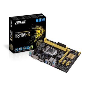 Asus H81M-K H81m-k Lga1150 Intel H81 Ddr3 Sata3usb3.0 Agbe Microatx Mo