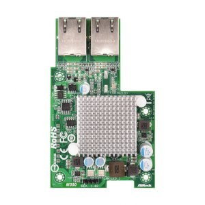 Asrock M350 Rack  Pci-express X8 Mezzanine Card W 2x Rj45