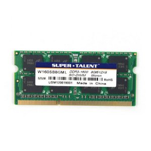 Super W160SB8GML Ddr3-1600 Sodimm 8gb512x8 Cl11 Micron Chip Notebook M