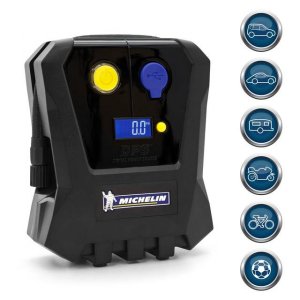 Michelin ML-12264 Micro 12v Digital Gauge Display Tire Inflator