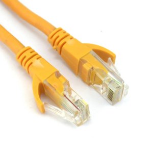 Vcom NP511B-10-ORANGE 10ft Cat5e Utp Crossover Patch Cable - Orange