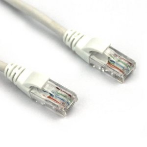 Vcom NP511-1-WHITE 1ft Cat5e Utp Molded Patch Cable - White