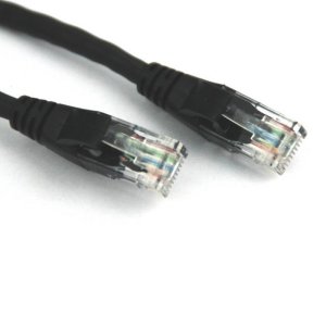 Vcom NP511-3-BLACK 3ft Cat5e Utp Patch Cable - High-performance Black 