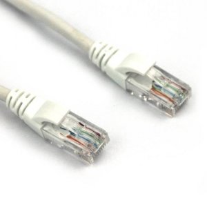 Vcom NP511-7-WHITE 7ft Cat5e Utp Molded Patch Cable - White