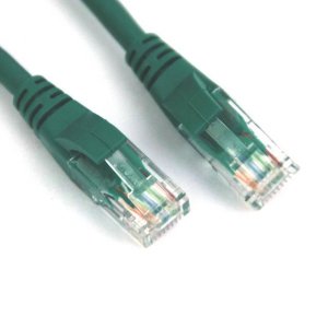 Vcom NP511-7-GREEN 7ft Cat5e Utp Molded Patch Cable - Green