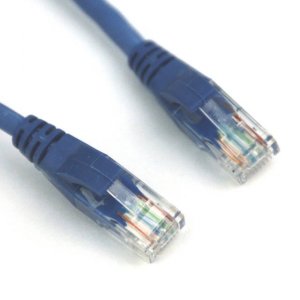 Vcom NP611-1-BLUE Np611-1-blue 1ft Cat6 Utp Molded Patch Cable (blue)