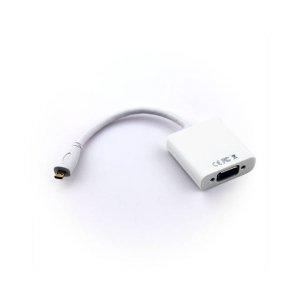 Vcom CG594 Micro Hdmi To Vga Adapter - 0.59 Ft, White