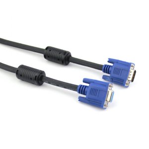 Vcom CG342AD-6 6ft Male To Female Vga Extension Cable - Black