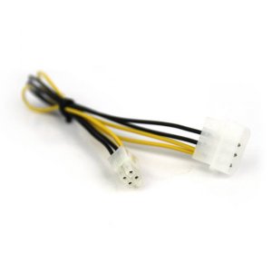 Vcom CE309 12-inch 4pin Molex Male To 4pin Atx Power Cable