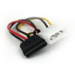 Vcom CE351 6-inch 4pin Molex To Sata Power Adapter Cable