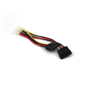 Vcom CE352 4pin To Dual Sata Power Splitter Cable