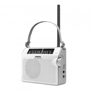 Sangean PR-D6WH Fm  Am Compact Analogue Tuning Portable Receiver- Whit