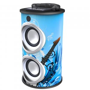 Supersonic SC-1318-BLUE Portable Bluetooth Rechargeable Speaker-blue (