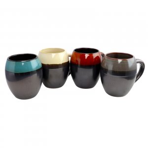 Gibson 89084.01 Home Soroca 19.5 Oz Mug Set, Set Of 4 Assorted Colors