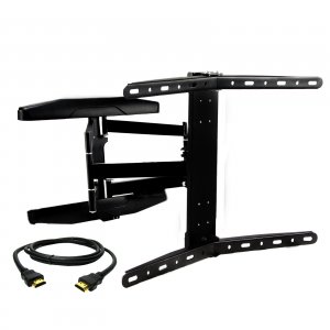 Megamounts GMCT01-HDMI-BNDLPC17 Full Motion Wall Mount For 32-70 Inch 