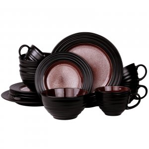 Elama EL-LIANA16 Rsquo;s Liana 16-piece Stoneware Dinnerware Set