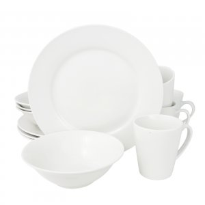 Gibosn 118322.12R Gibson Home Noble Court 12 Piece Dinnerware Set In W