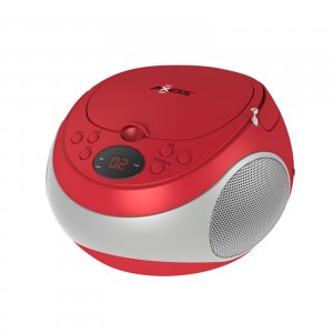 Axess PB2710-R Amfm Radio Cd Boombox - Red