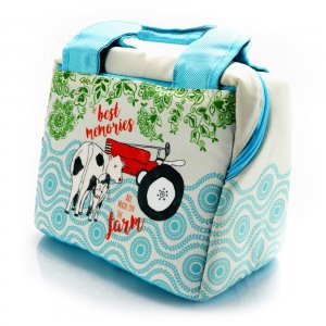 Urban 123201.01 Life On The Farm 10.25 Inch Lunch Bag In Farm Decorati