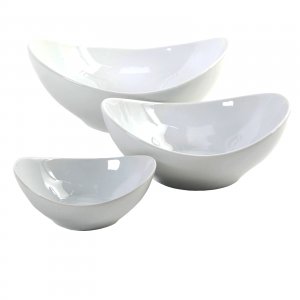 Gibson 91764.03 Gracious Dining 3-piece Serving Bowl Set