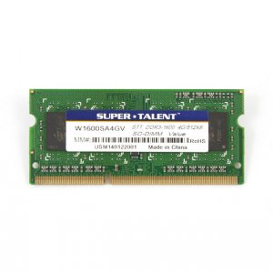 Super W1600SA4GV(SZ) Ddr3-1600 Sodimm 4gb512x8 Cl11 Notebook Memory