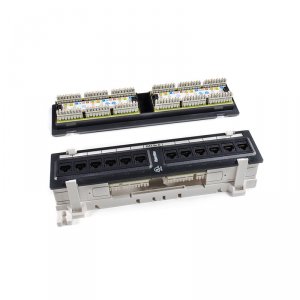 Hyperline HY-PPW1-12-8P8C-C5E 12 Port Cat5e Patch Panel