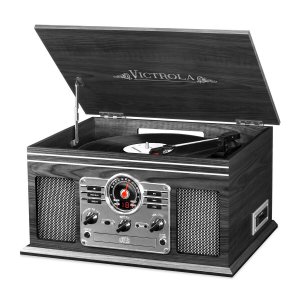 Innovative INN-ITVS-200B-GRY Victrola 6 In 1 Bluetooth Turntable