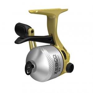 Zebco 33MTNGOLDBX6 33 Gold Micro Spincast Fishing Reel