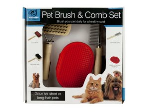 Dukes OL986 Pet Brush  Comb Grooming Set