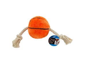 Dukes OS957 Sports Theme Plush Dog Rope Toy