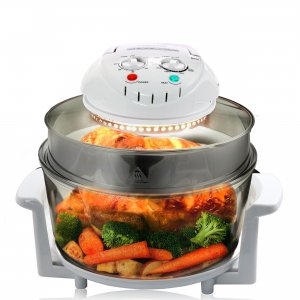 Megachef MCAI-850W Multipurpose Countertop 14.25 Inch Halogen Oven Air