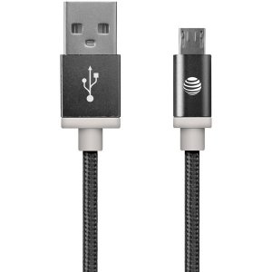 At MC05-BLK Chrg Sync Micro Usb Blk