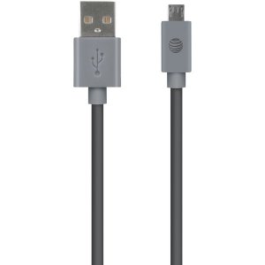 At MC10-GRY 10ft Microusb Cbl Gry