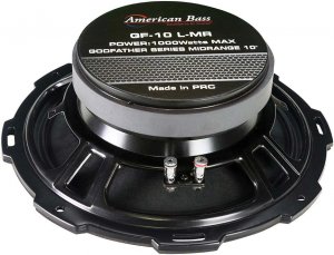 American GF10MR Godfather 10 Mid-range 1000 Watts Max 4 Ohm