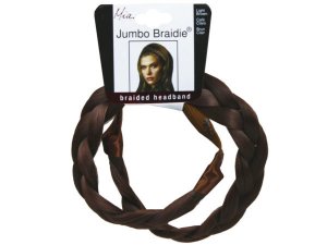 Bulk KA596 Mia Beauty Jumbo Braided Headband In Light Brown