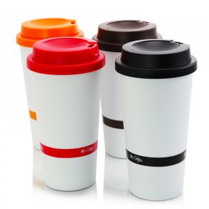 Gibson 83460.02 Mr. Coffee Coffee Sensations 16 Oz Travel Cups With Li