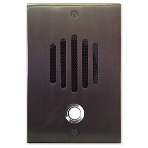 Channel DP-0252 Door Plate Intercom  No Camera With Black Metal Screen