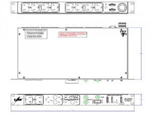 Eaton TPC115-10A/MTD Pulizzi Z-line Tpc115-10amtd