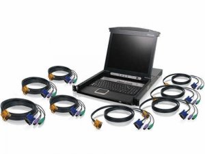 Iogear GCL1808KITP Kvm Switch - 8-port - External - 17inch Lcd Combo