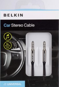 Belkin AV10114TT03 Cable,av,mini Str Cbl, 3.5mm 3 ,chrome